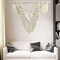 Large Macramé Wall Hanging – Handmade Boho Woven Tapestry Art for Chic Home Décor, Perfect for Bedrooms, Living Rooms, Apartments, Dorms, or Galleries – 43" x 32" (Tassel-A)